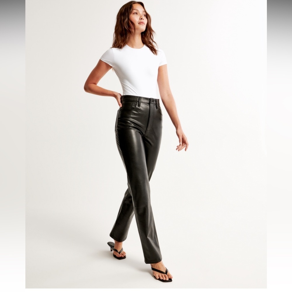 Abercrombie & Fitch Black Straight Leg Jeans